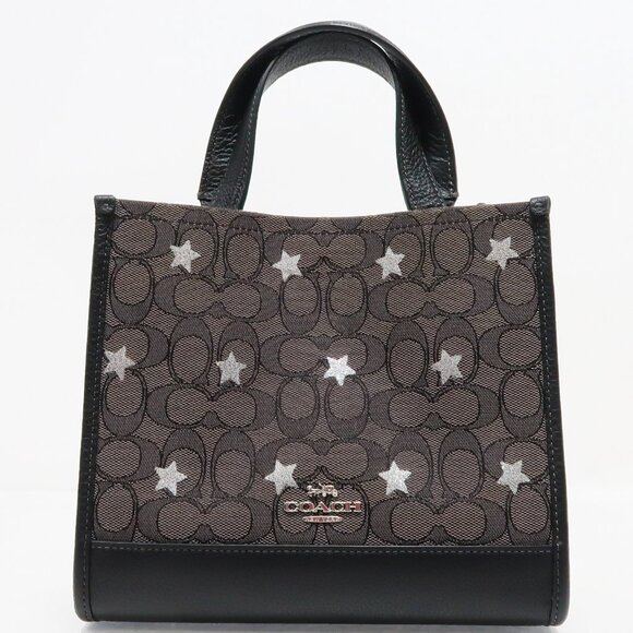 Coach NEW! Star Print Signature Jacquard Dempsey Tote w/Tags! - Picture 15 of 16